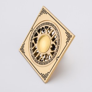 블랙 패턴은 샤워 평방 화장실 바닥을 드레인 커버 숨어