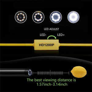 무선 내시경 2.0 메가 픽셀 HD 와이파이 보어 스코프 카메라 마이크로 인터페이스 방수 검사 스네이크 카메라 안드로이드, IOS 및 Windows, 아이폰, 삼성, 태블릿, 맥