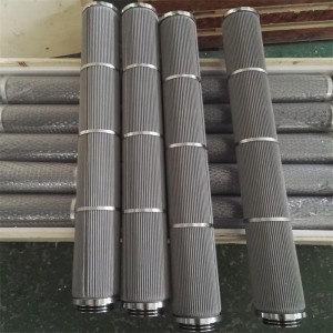 메탄올 여과에 사용되는 소결 금속 섬유 필터 실린더