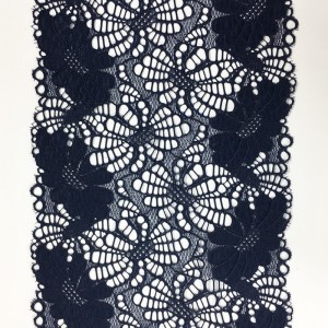 속옷이나 의복 용으로 폭이 18CM 인 나일론 스판덱스 탄성 레이스