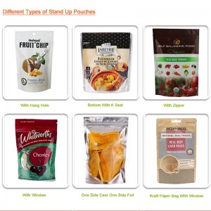 중국 공급자 맞춤 인쇄 된 플라스틱 주머니, 사탕 또는 설탕 또는 스낵 사용 mylar 애 가방, 음식 학년 doypack