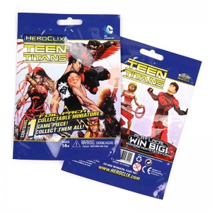 새로운 제품 미니 장난감 가방 독립 포장 가방 지원 사용자 정의 지퍼 씰링