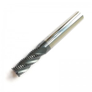 초경 황삭 엔드 밀, Tialn 코팅 HRC45, 4 플루트, 1/4 \