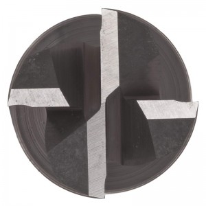 초경 마이크로 스퀘어 노즈 엔드 밀, 비 코팅 (Bright) 마감, 30 Deg Helix, 4 플루트, 1.5 \