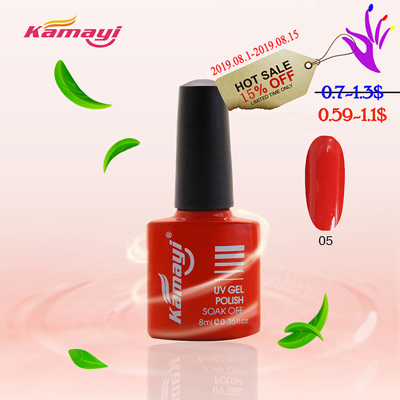 Kamayi 제조자 못 젤 uv 젤은 OEM / ODM UV / LED 젤 매니큐어를 적 십니다