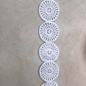 23 # 우유 실크 레이스, 폴리 에스테 / 나일론 레이스,면 레이스