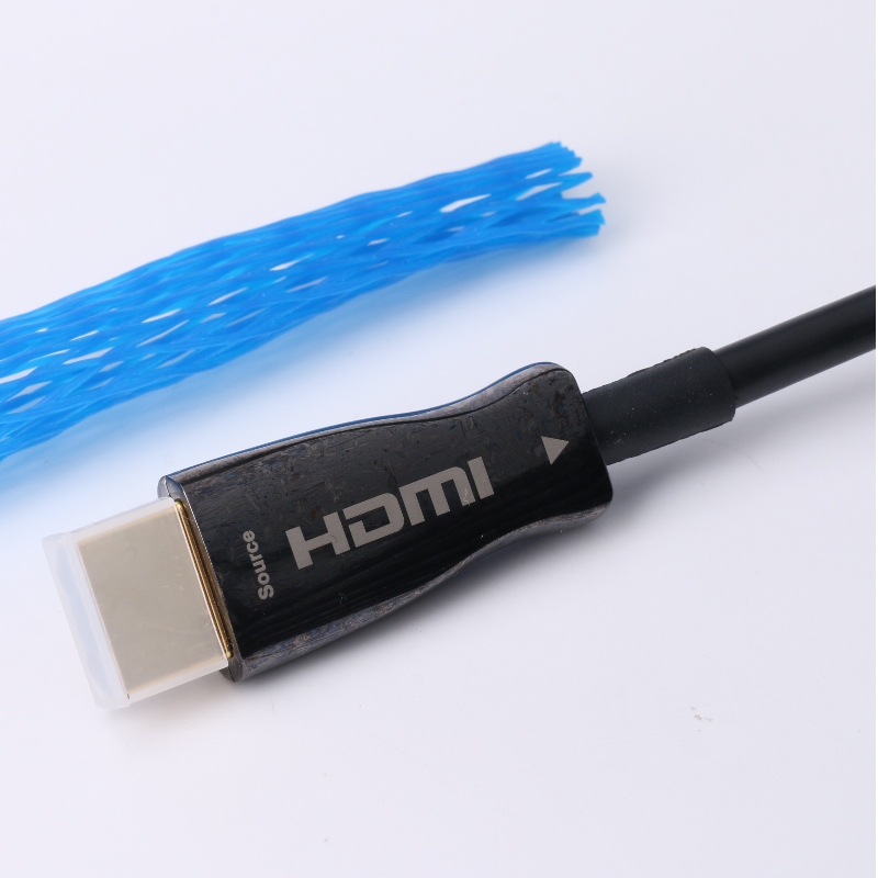 아크 기능 광섬유 HDMI 케이블 (광섬유 전송), 광전자 하이브리드; 금속 포탄, 4K