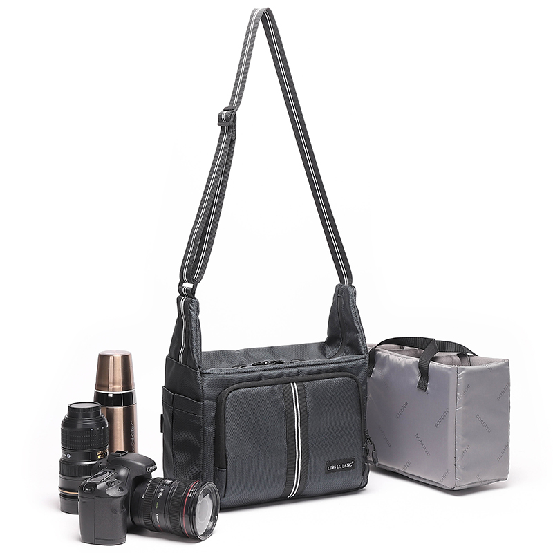 BRTMH50 고품질 단일 어깨 가방 남성 비즈니스 가방 나일론 방수 휴대용 카메라 가방