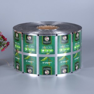 우유 차 커피 향낭을위한 음식 플라스틱 알루미늄 호일 포장 필름 목록