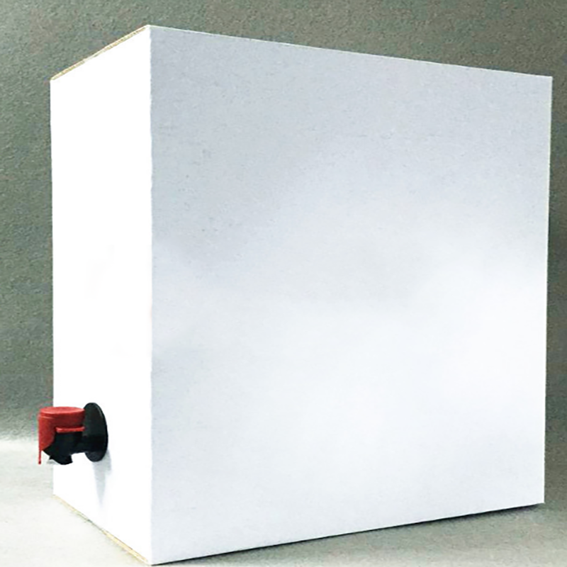 주둥이 꼭지를 가진 상자에있는 재상 할 수있는 알루미늄 호일 3L 액체 포장 플라스틱 저장 포도주 부대