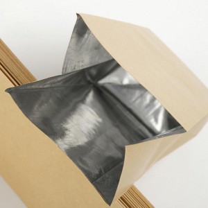 OEM 공장 가격 고품질 옆 삼각 천 커피 티백 Kraft 종이 식품 포장 부대