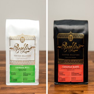 커피 포장을위한 환풍 알루미늄 호일 부대를 가진 관례에 의하여 인쇄되는 편평한 바닥 1 회분의 커피 봉지