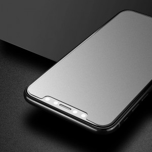 최대 iPhone Xs / Xr / Xs를위한 반대로 지문 광택이없는 스크린 보호자