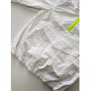 어린이 화이트 후드 윈드 브레이커 RLCJ0004N