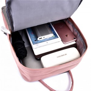 HD0827-- 사용자 정의 어린이 방수 캔버스 학교 배낭