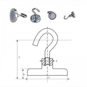 Ganchos de ímã redondo forte de fabricante 드 중국.