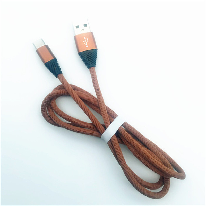 KPS-1004CB TYPE C 1m USB 2.2 고속 충전 유형 c USB 케이블을 직조하는 주문면
