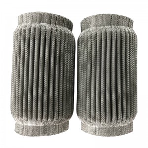 50Micron 스테인레스 스틸 주름 워터 필터 캔들