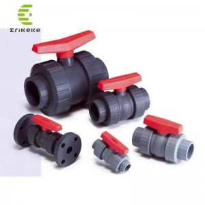 음료수를위한 고압 PVC 두 배 조합 공 벨브