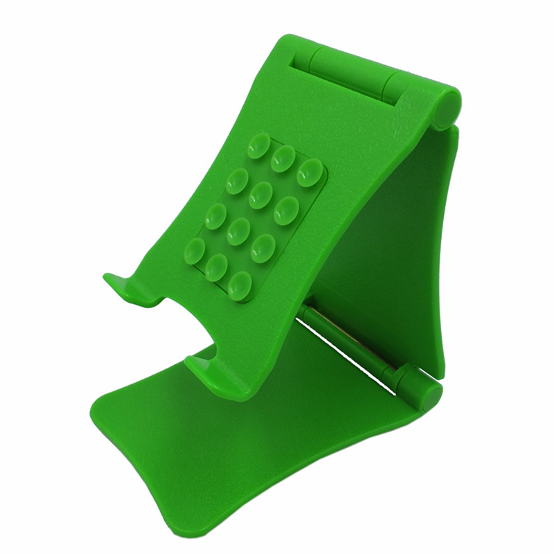 녹색 조절 접이식 실리콘 전화 홀더