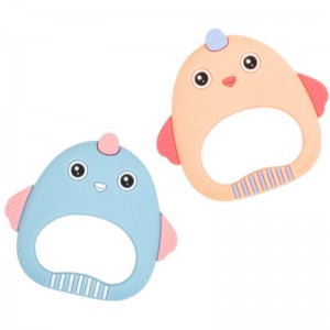 실리콘 베이비 껌 귀여운 치킨 껌 안티 물린 손 달기 어금니 장난감 모성 및 유아 제품