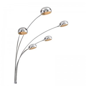 대리석 기초를 가진 현대 전기 스탠드