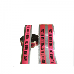 소통량 건축 주문 색깔 알루미늄 호일 경고 테이프