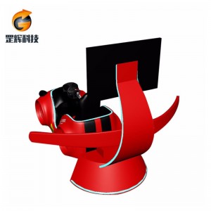 경주 시뮬레이터 VR 기계 세계적인 뜨거운 판매 테마 파크 장비 3 차축 vr 경주 용 차