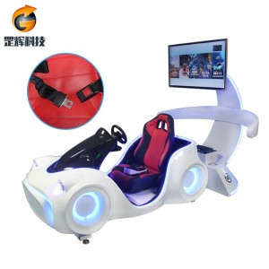 VR 경주 용 차 세계적인 뜨거운 판매 테마 파크 장비 3 차축