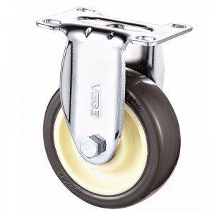 중형-크롬 케이스, 파란색 직경과 TPE 바퀴