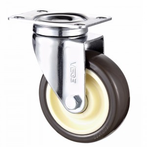 중형-크롬 케이스, 파란색 직경과 TPE 바퀴