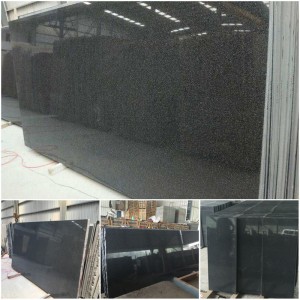 G654 임팔라 파당 검은 화강암 석판