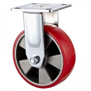 헤비 듀티-블랙 TPE 휠이 장착 된 크롬 도금 하우징 3