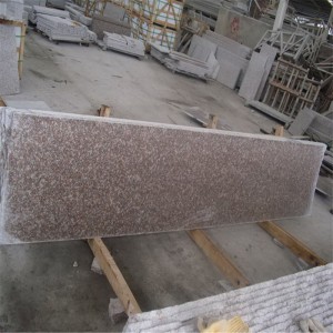 G687 복숭아 붉은 화강암 석판 바닥 타일