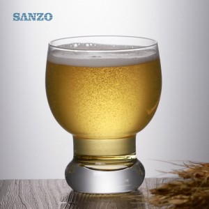 Sanzo 1000ml 유리 맥주 잔 콜라 맥주 유리 컵 큰 투명 유리 맥주 스타 인