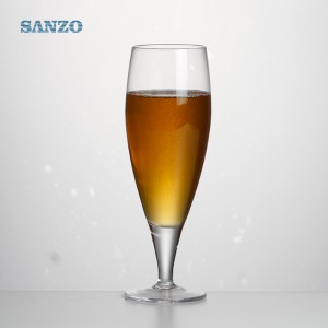 Sanzo 막대기 창조적 인 돛 모양 주스와 맥주 유리제 컵 커트 맥주 유리에 의하여 개인화되는 맥주 잔