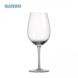 SANZO 아크릴 부동 와인 유리 손으로 그린 ​​Stemless 안경 컵 젖빛 편지 데칼 Handblown