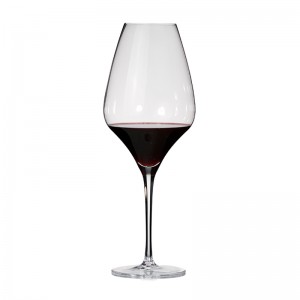 산조 블루 와인 잔 수제 기품