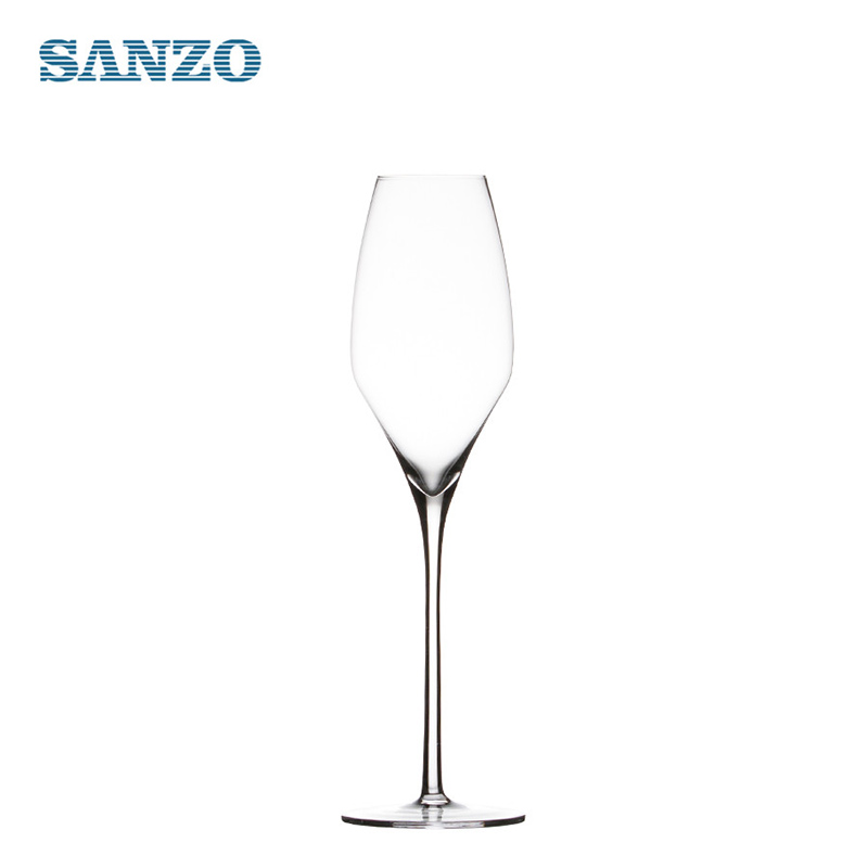 SANZO 브랜드 샴페인 유리 실린더 샴페인 플루트 유리 순수한 샴페인 플루트