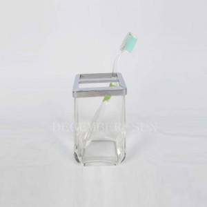 투명 유리 욕실 액세서리 세트