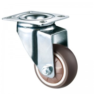 가벼운 의무-소프트 트레드 TPR 휠 14가있는 크롬 도금 하우징