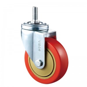 중형 듀티-주황색 TPE 휠이있는 크롬 도금 하우징 16