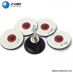 ZL-123ER 2 인치 Roloc 유리 전기 도금 연마 패드