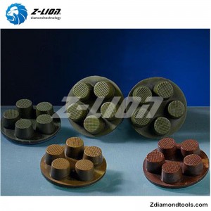 ZL-16Q 콘크리트 용 2 인치 수지 다이아몬드 연마 패드