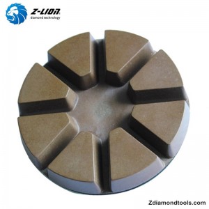ZL-16A 콘크리트 용 3 인치 수지 하이브리드 하드 다이아몬드 패드