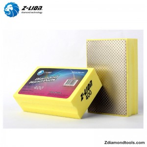 ZL-37CS 유리를위한 싼 질 다이아몬드 손 닦는 패드