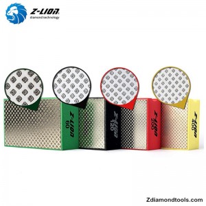 ZL-37CS 유리를위한 싼 질 다이아몬드 손 닦는 패드