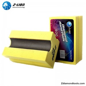 돌 ZL-37CV20를위한 주문을 받아서 만들어진 electropalted 질 다이아몬드 손 닦는 패드