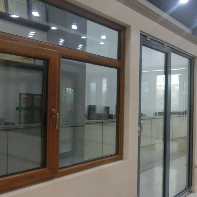 탄자니아 3 트랙 샴페인 컬러 유리 고정 알루미늄 슬라이딩 창 가격 필리핀 창 및 문