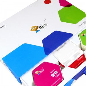 서랍 유형 창조적 인 주문 선물 상자 플러스 물집 품목 전시